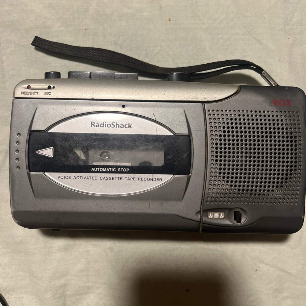 RadioShack Voice-Activated Cassette Tape Recorder